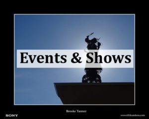 Events and Shows button
