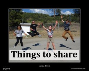 Things to share